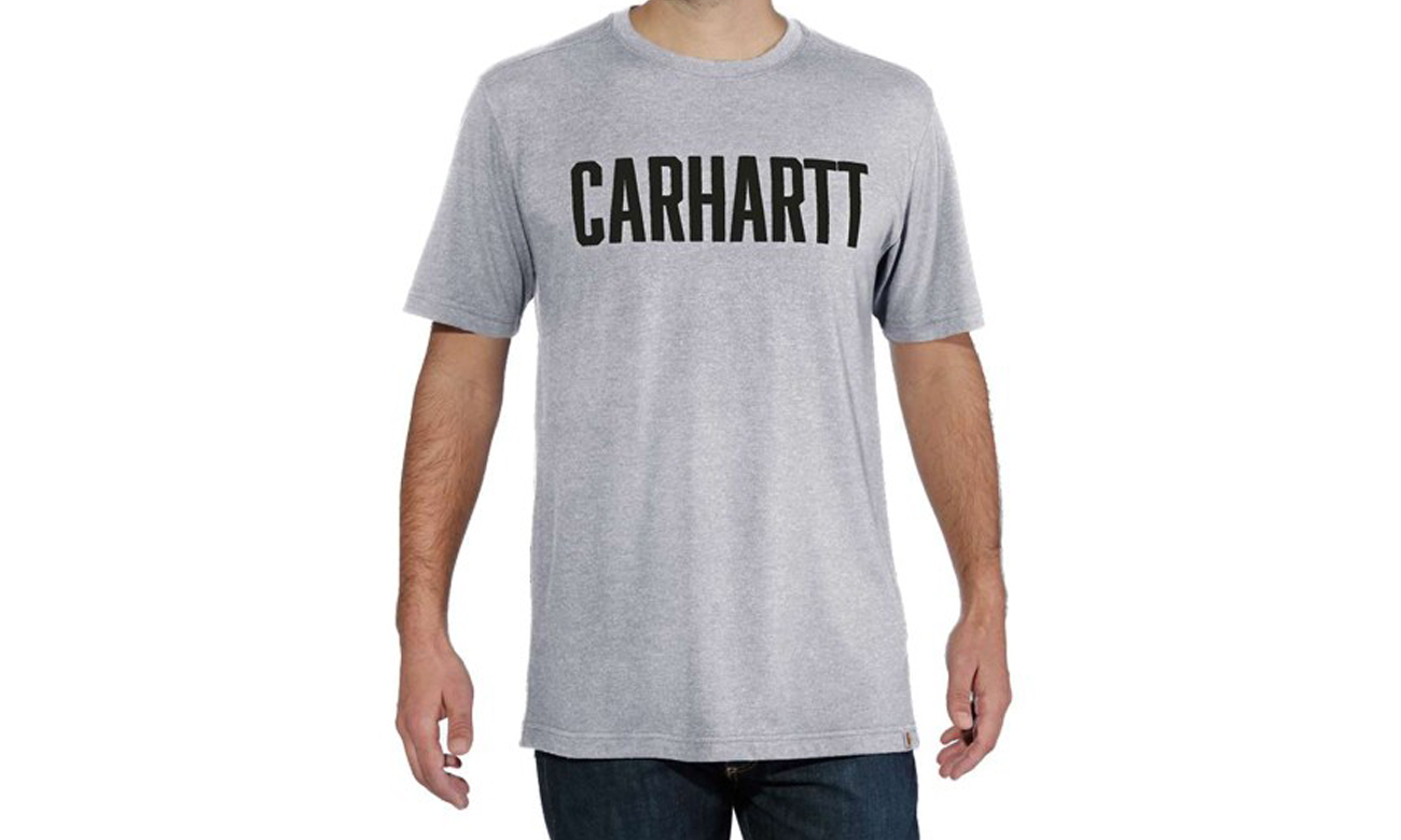 Koszulka Carhartt Block Logo Heather Grey L