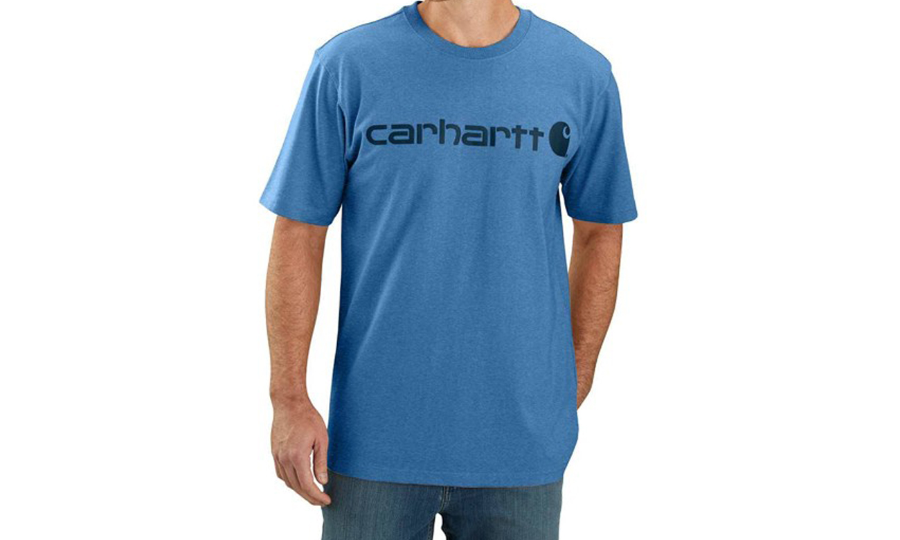 Koszulka Carhartt Core Logo Coastal Heather