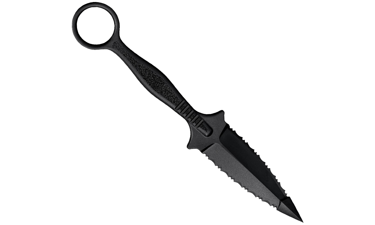 Nóż polimerowy z głownią stałą FGX Ring Dagger