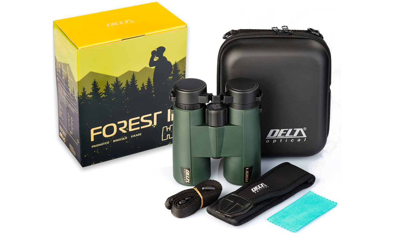Lornetka Delta Optical Forest II 10x42 z zestawem akcesoriów