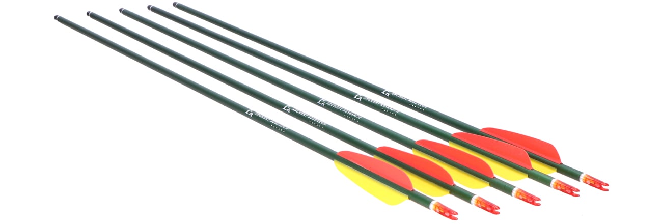 Strzały Ek Poe Lang 2118 30/4 Green 5 szt. Aluminiowe