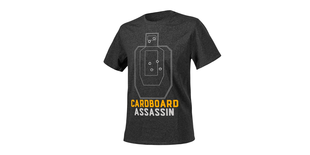 T-Shirt Helikon Cardboard Assassin Melange Grey