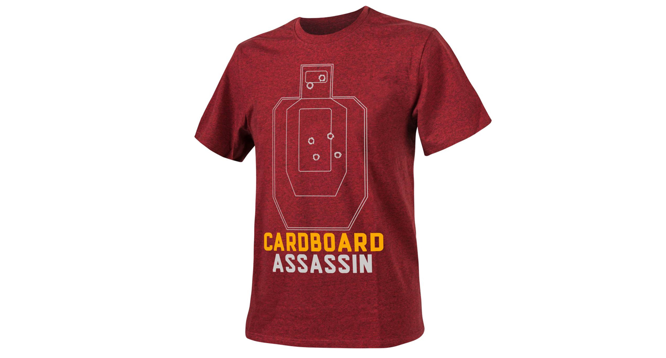 T-Shirt Helikon Cardboard Assassin Melange Red