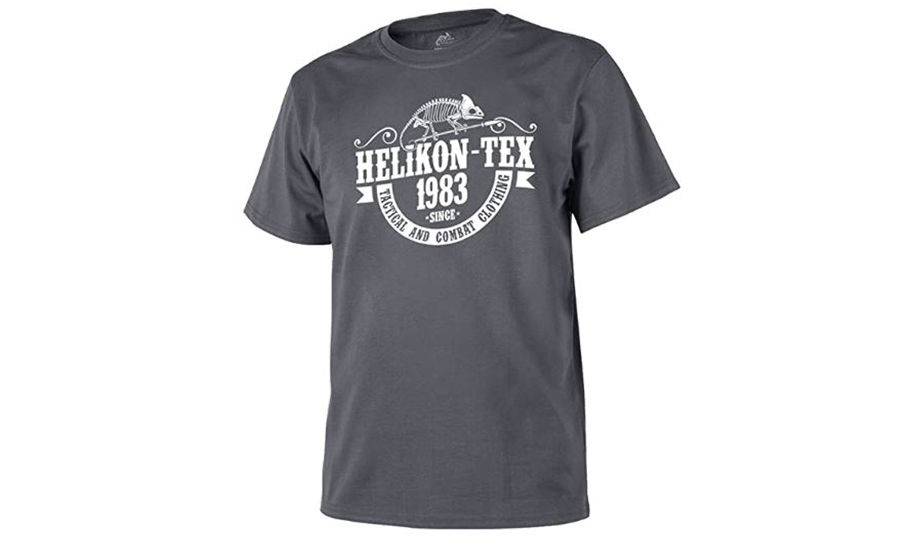 T-Shirt Helikon 35-Years Anniversary 1 Shadow Grey widok z przodu