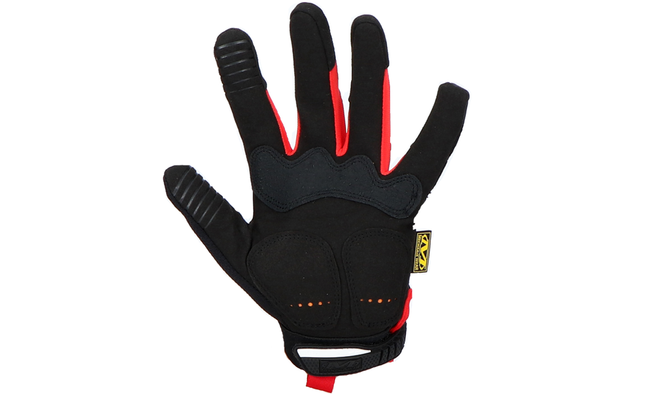Rękawice Mechanix Wear M-Pact Black/Red wnętrze