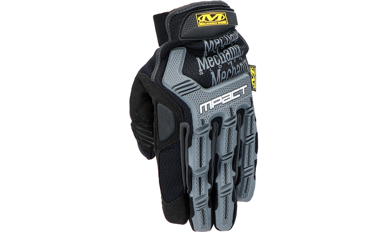 Rękawice Mechanix Wear M-Pact Black/Grey zewnętrzna strona