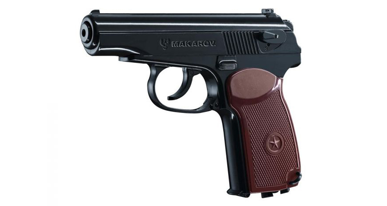 Wiatrówka pistolet Legends Makarov z wyciagniętym magazynkiem
