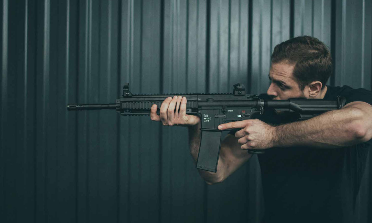 Trening z repliką T4E HK416