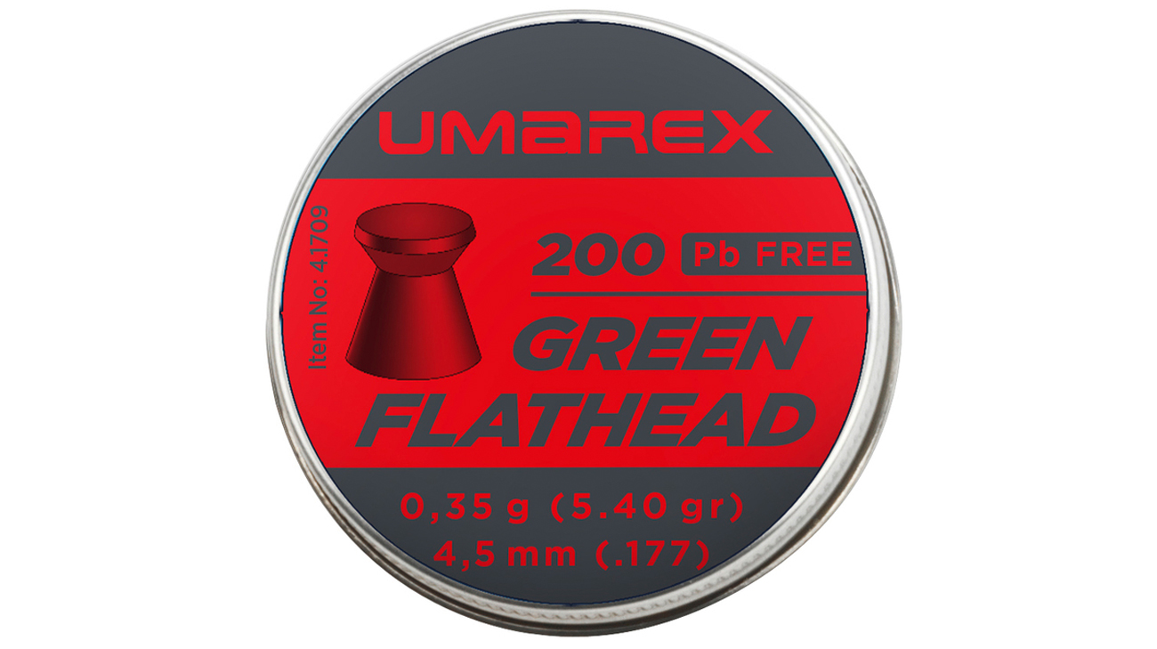 Śrut Umarex Green Flathead Diabolo 4,5 mm 200 szt.