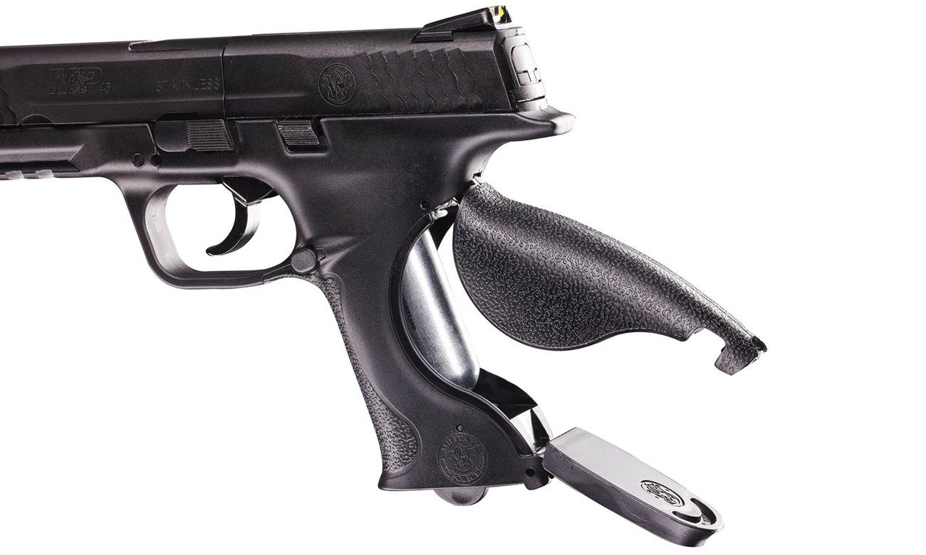 Pistolet Smith & Wesson z kapsułą CO2