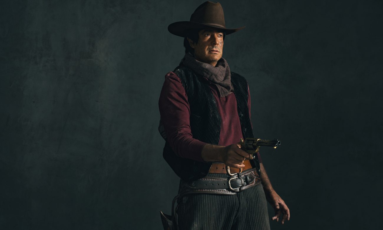 Cowboy z rewolwerem