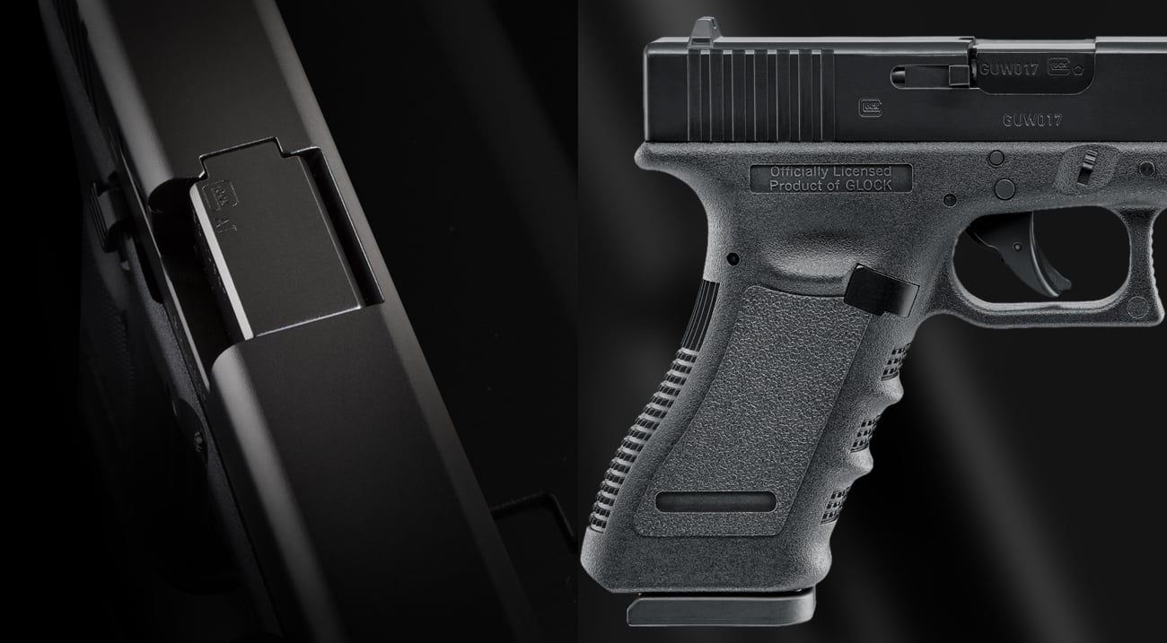Wiatrówka Glock 17 ponadczasowy design metal abs